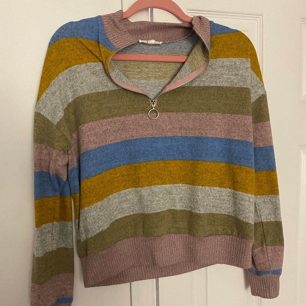 Half zip sweater